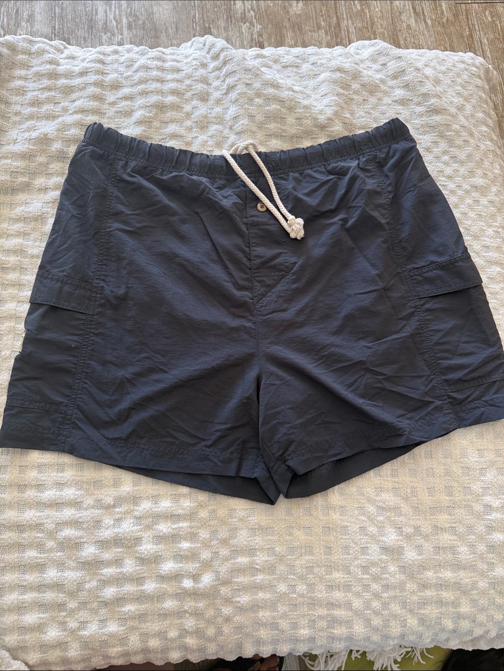 Tommy Bahama Navy Drawstring Cargo Shorts
